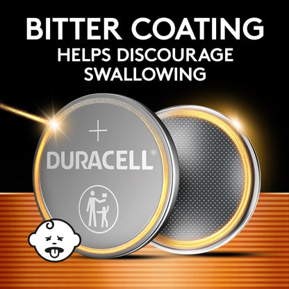 Duracell 2032 Lithium Battery, 6 Count, AirTag® & Key Fob, CR2032 3V Cell