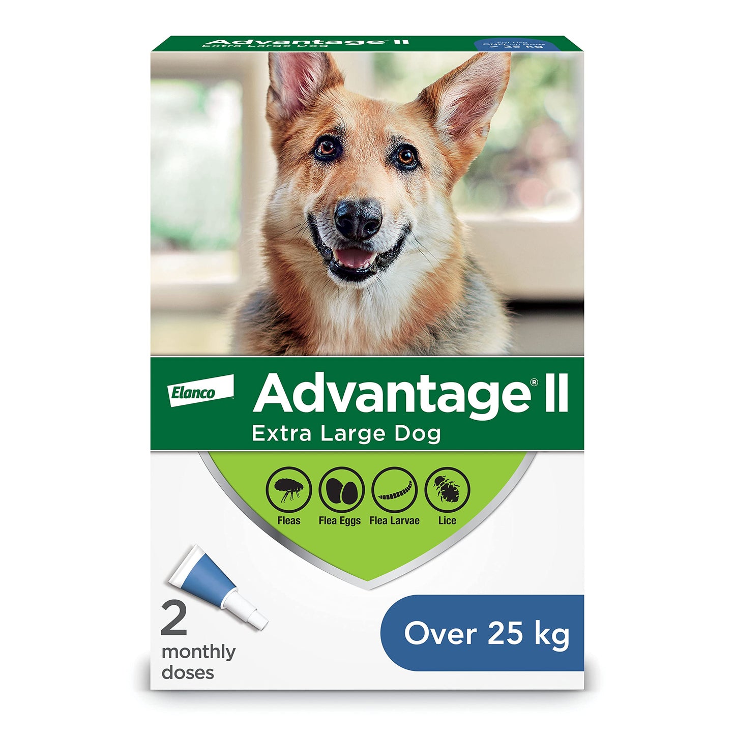 Advantage II - Flea Protection - XL Dogs - Vet Recommended - 2-pack Advantage