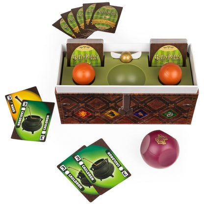 Harry Potter Catch The Golden Snitch, A Quidditch Board Game for Witches, Wizards and Muggles, Family Game Ages 8 & up Spin Master Games