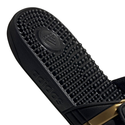 adidas Unisex-Adult Adissage, Core Black/Gold Metallic/Core Black, 9 🍁 All In One Marketplace Canada