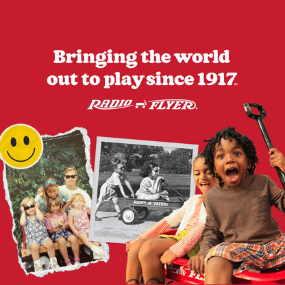 Radio Flyer City Luxe Stroll ‘N Wagon, Grey Push Wagon with Parent Caddy and Internal Storage Pockets, Folding Wagon for 1+ Years (Amazon Exclusive) Radio Flyer