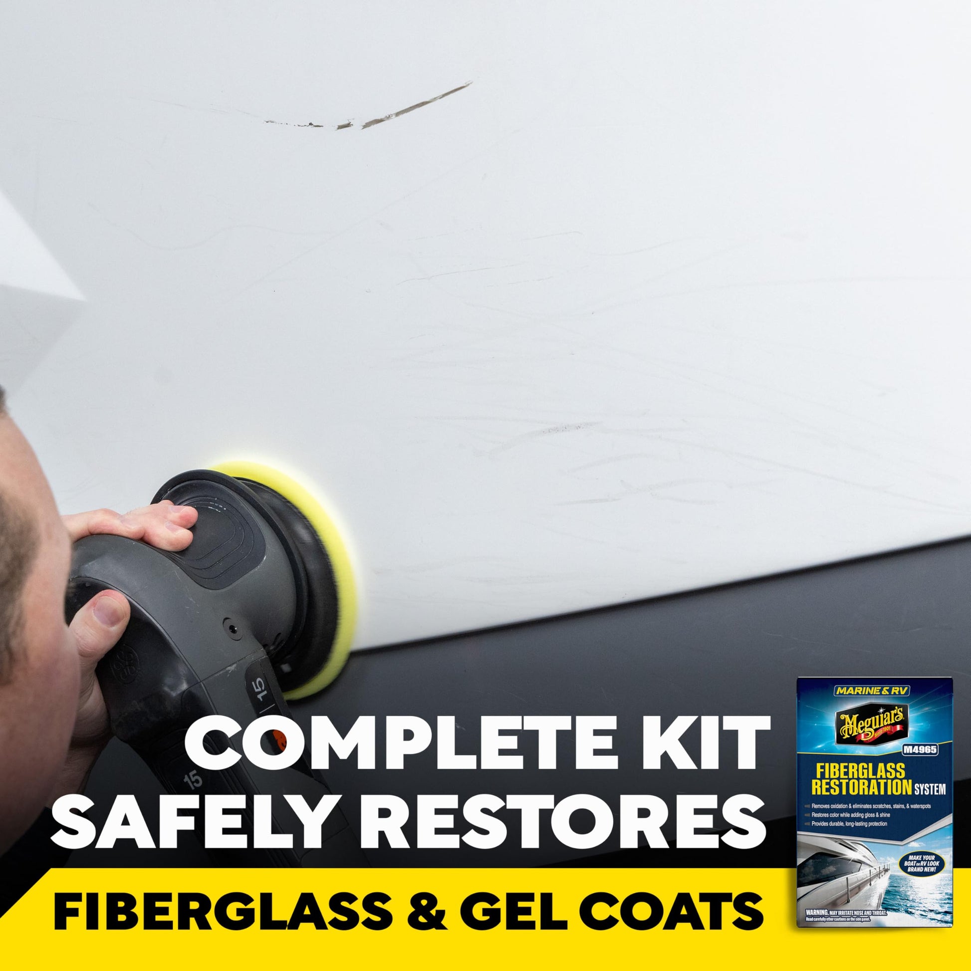 Meguiar's M-4965 MG Fiberglass Oxidation Removal Kit Meguiar's