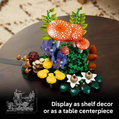 LEGO Botanicals Woodland Mushrooms - Building Set for Adults, Ages 18+ - Mushroom Decor for Home Office, Desk - Gifts for Women & Men - Craft Activity - 11505 - Available at All In One Marketplace Canada