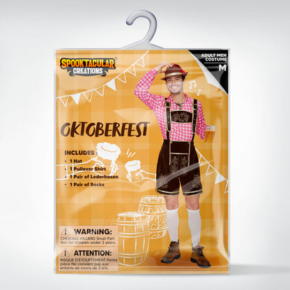 Spooktacular Creations Bavarian Oktoberfest Costume Lederhosen Men-L 🍁 All In One Marketplace Canada