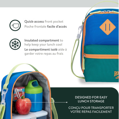Roots Kids 2-Piece Matching Set, 22.5L Backpack and 7L Lunch Bag