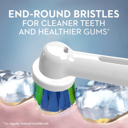 Oral-B Precision Clean Electric Toothbrush Replacement Brush Heads Refill, White, 3 Count