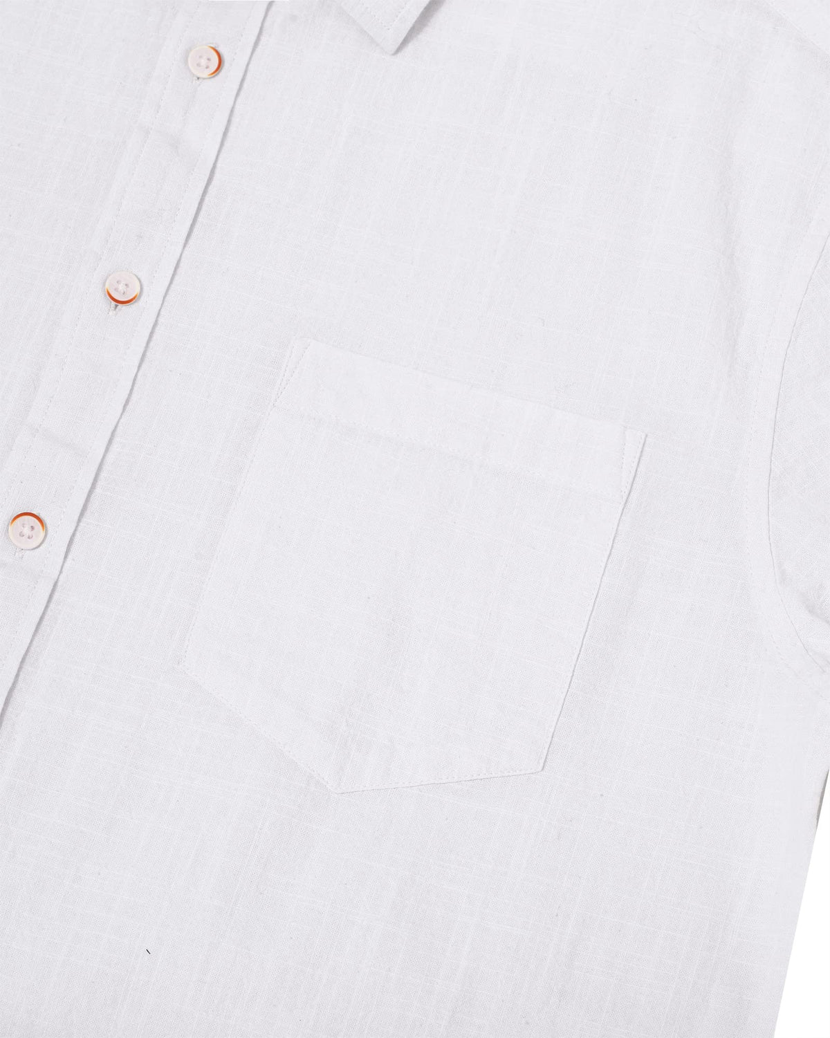 Men Linen Shirts Short Sleeve Casual Button Down Lightweight Vacation White 🍁 All In One Marketplace Canada