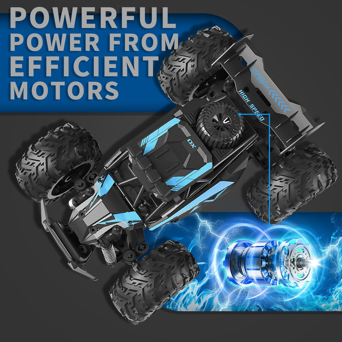 Carox 1:18 RC Car with 2 Batteries 25KM/H Remote Control Car for Kids 🍁 All In One Marketplace Canada