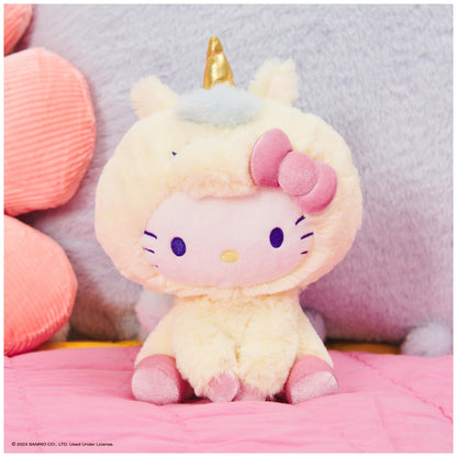 GUND Sanrio Hello Kitty Unicorn Plush Toy, Premium Stuffed Animal for Ages 1 and Up, Yellow, 6” GUND