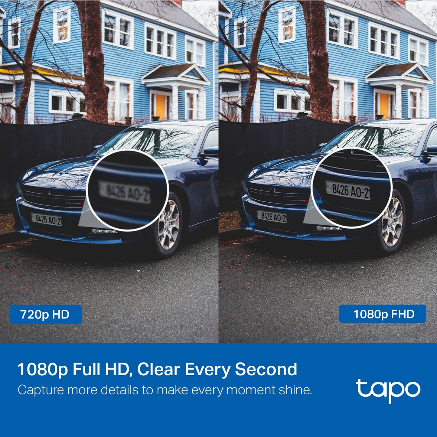 Tapo 1080p Pan/Tilt Outdoor Wired Security Wi-Fi Camera, 360° Visual Coverage, Up to 98ft Night Vision, Motion/Person Detection, Physical Privacy Mode, Works w/Alexa &Google Home(Tapo C500)