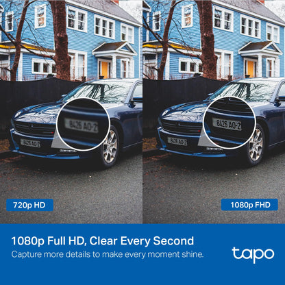 Tapo 1080p Pan/Tilt Outdoor Wired Security Wi-Fi Camera, 360° Visual Coverage, Up to 98ft Night Vision, Motion/Person Detection, Physical Privacy Mode, Works w/Alexa &Google Home(Tapo C500)