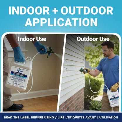 EcoGuard Professional P-22-RTU Residual Insect Killer, 3.78L Jug, Ready to Use Indoor and Outdoor Pest Control for Ants, Cockroaches, Spiders, Fleas, Ticks, Flies, Mosquitoes (Sprayer Not Included)