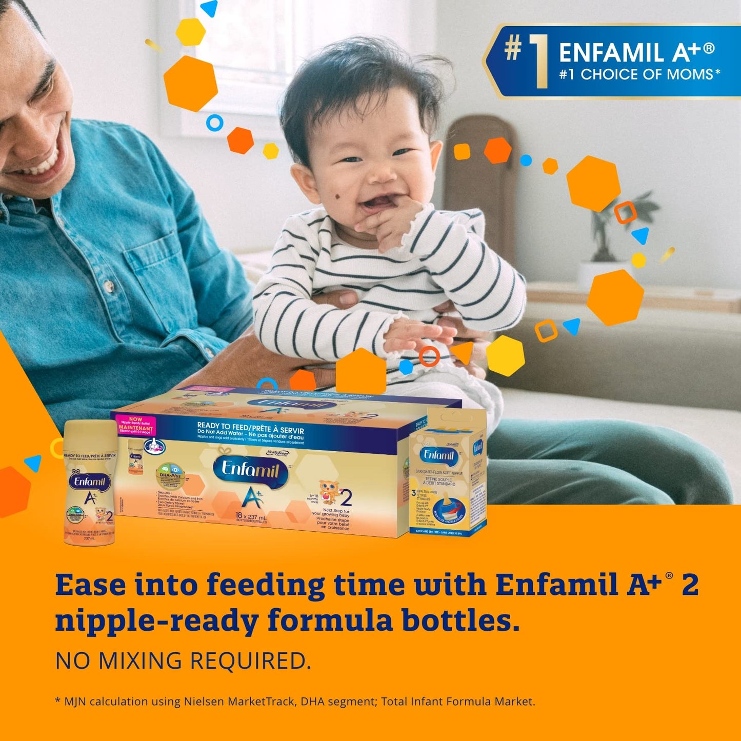Enfamil A+2 Infant Formula Powder Refill, DHA Brain Support, 6-18 Months, 992g
