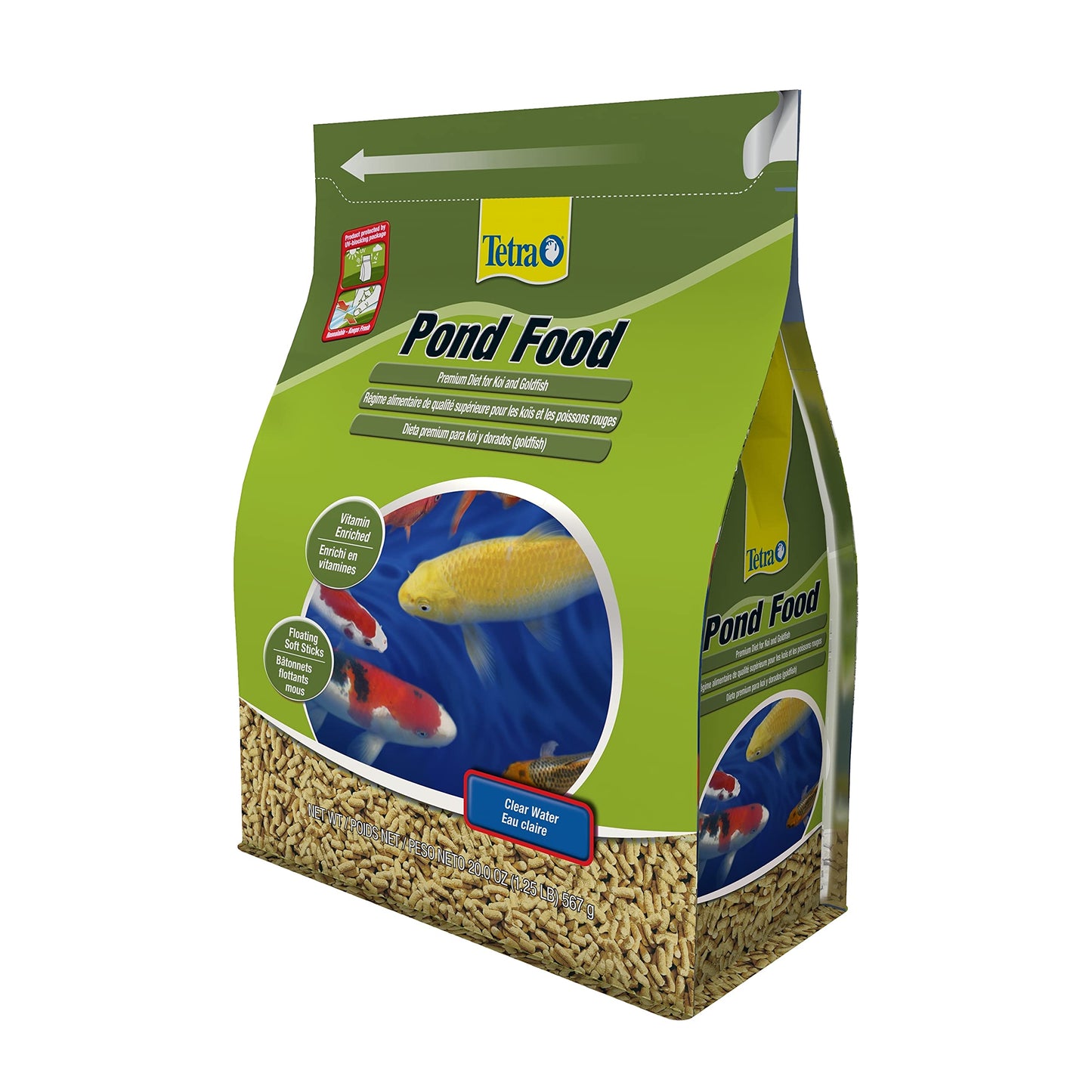 Tetra Pond Food 1.25lb Bag (Trilingual) - Available at All In One Marketplace Canada