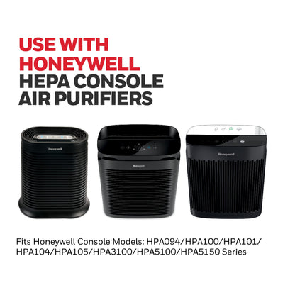 Genuine Honeywell HRF-ARVP100 1-Year Value Filter Kit for Medium Room HPA100 Series HEPA Console Air Purifiers Honeywell