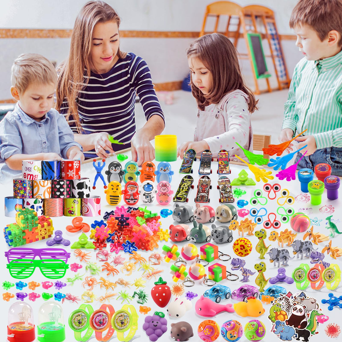 350PCS Party Favors for Kids Birthday Pinata Filler & Goodie Bag Items 🍁 All In One Marketplace Canada