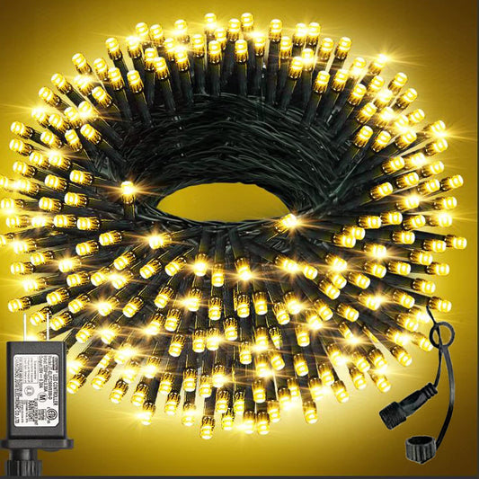 105FT 300 LED Christmas Lights Outdoor (Warm White) 🍁 All In One Marketplace Canada