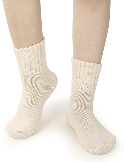 BenSorts Women Boots Socks Warm Thick Cozy Winter Crew Black Beige Gray 🍁 All In One Marketplace Canada
