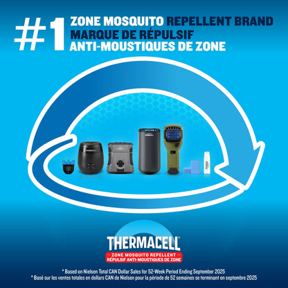 Thermacell Mosquito Rechargeable Repeller Refills; 72 Hours; Compatible with Thermacell E-Series & Radius Only; 20 Foot (6 m) Mosquito Repellent Zone; Deet Free Bug Spray Alternative; Scent Free …