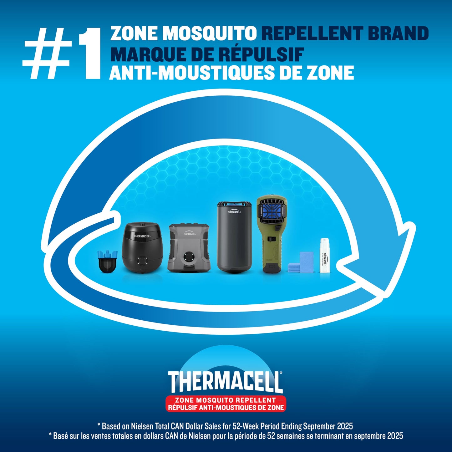 Thermacell Mosquito Rechargeable Repeller Refills; 36 Hours; Compatible with Thermacell E-Series & Radius Only; 20 Foot (6 m) Mosquito Repellent Zone; Deet Free Bug Spray Alternative; Scent Free
