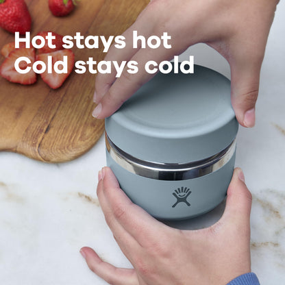 Hydro Flask Food Jar – Insulated Stainless Steel, Snack Travel Container for Hot Food & Soup 12 Oz Supernova Purple
