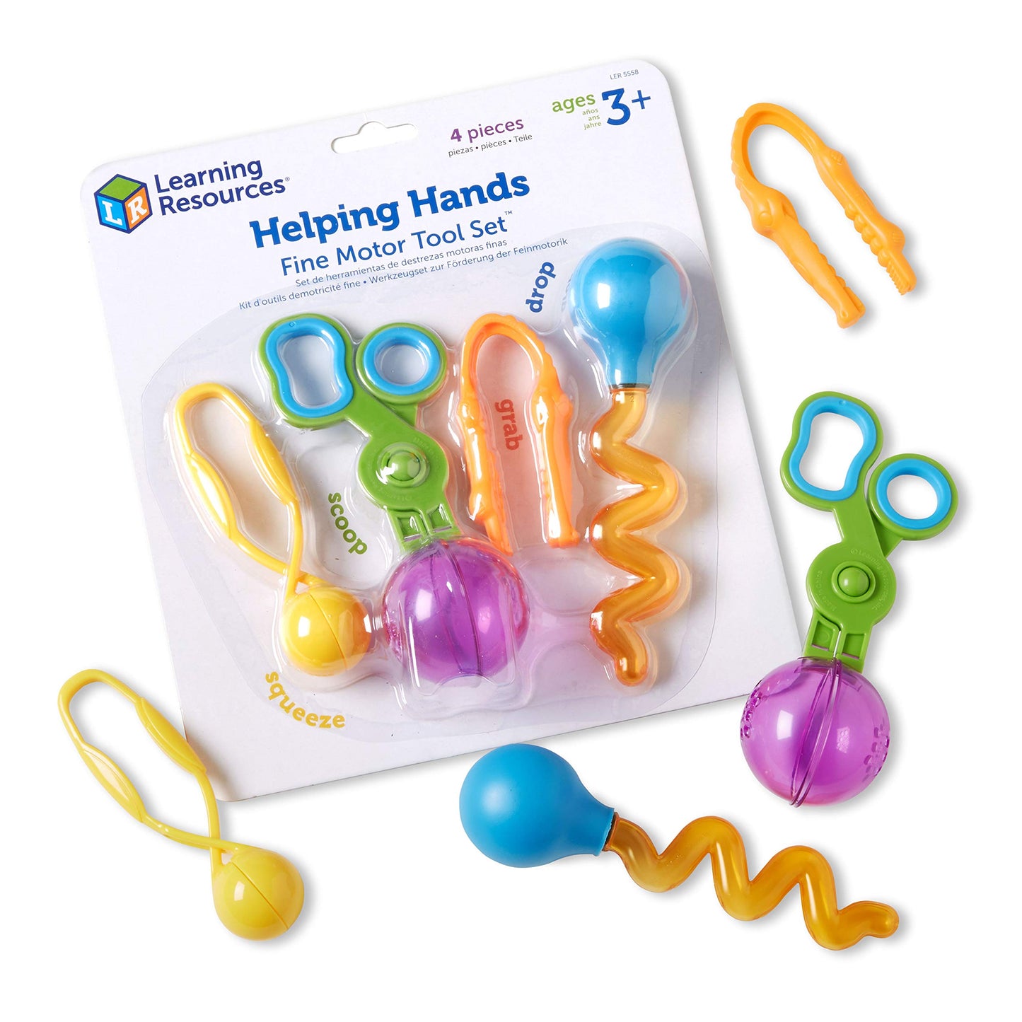 Learning Resources Helping Hands Fine Motor Tool Set Toy Learning Resources