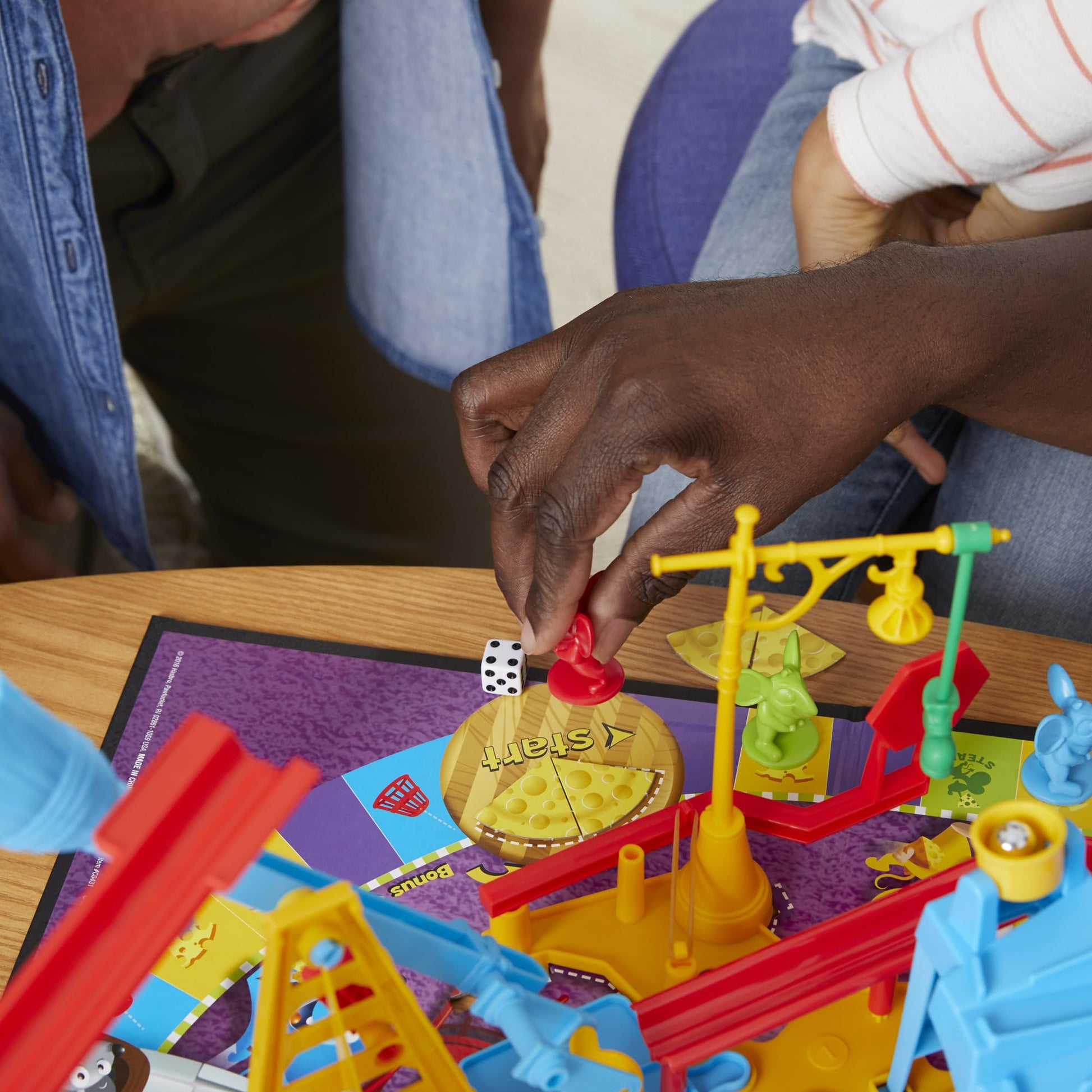 Mouse Trap Board Game for Kids Ages 6 and Up, Classic Kids Game for 2-4 Players, with Easier Set-Up Than Previous Versions Hasbro