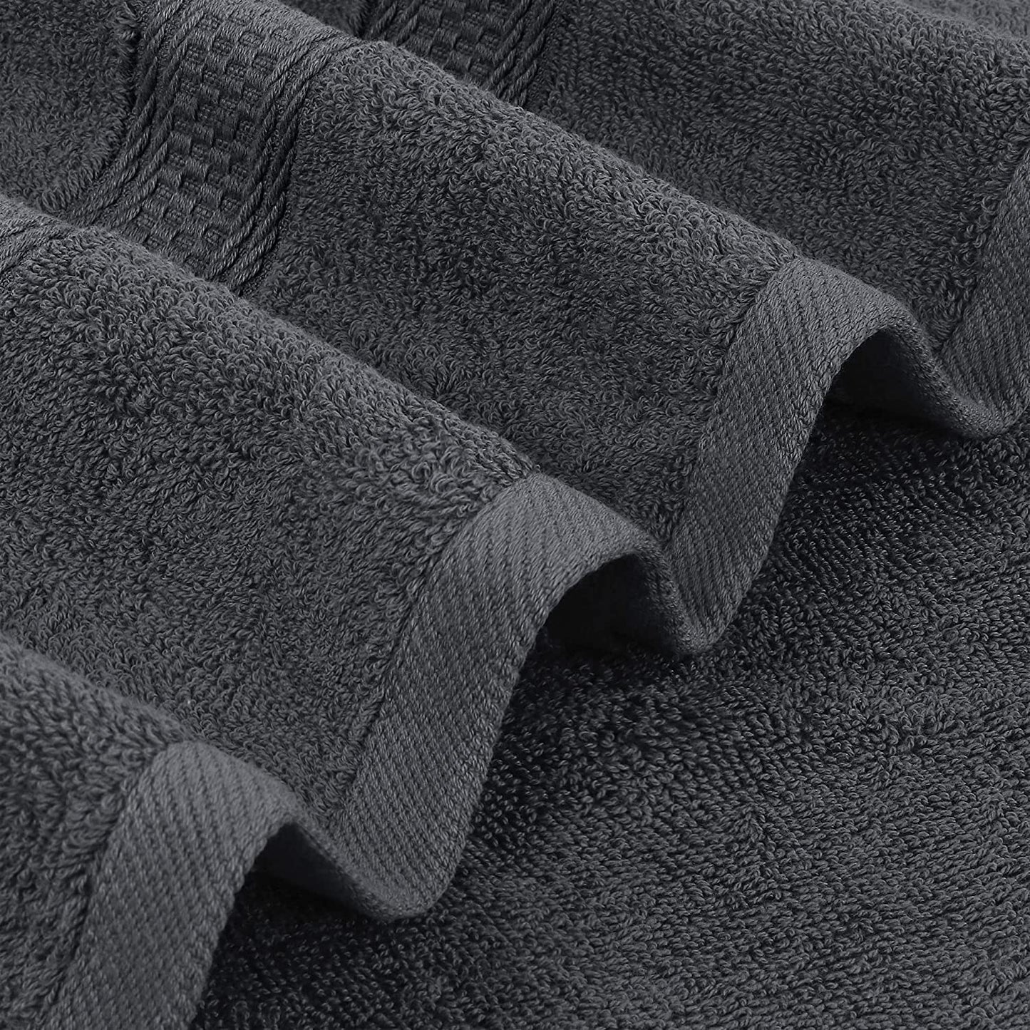 Utopia Towels 4 Pack Premium Bath Towels Set, 27 by 54 Inches, 100% Ring Spun Cotton 600GSM, Lightweight and Highly Absorbent Quick Drying Towels, Perfect for Daily Use, Grey - Available at All In One Marketplace Canada