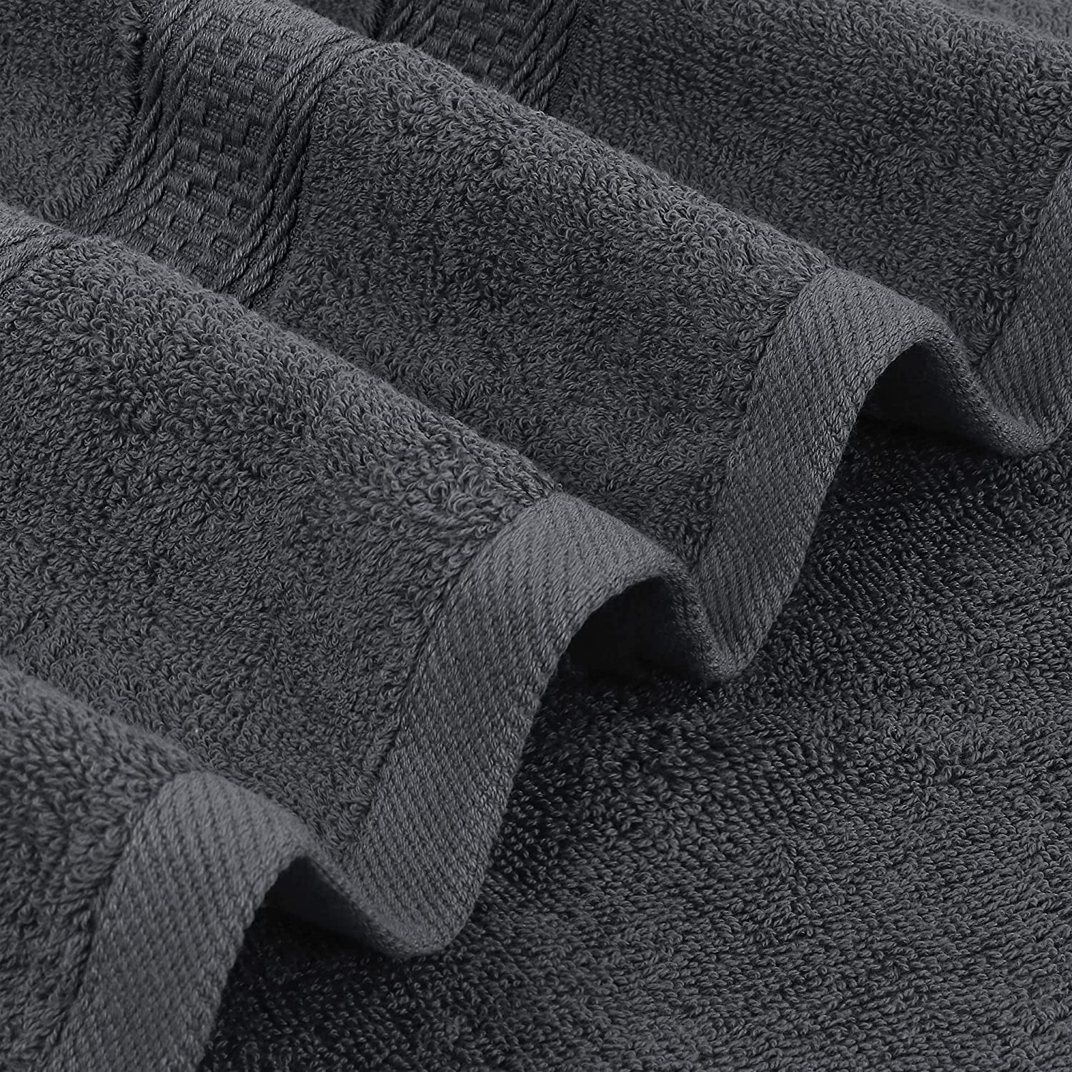 Utopia Towels 4 Pack Premium Bath Towels Set, 27 by 54 Inches, 100% Ring Spun Cotton 600GSM, Lightweight and Highly Absorbent Quick Drying Towels, Perfect for Daily Use, Grey - Available at All In One Marketplace Canada