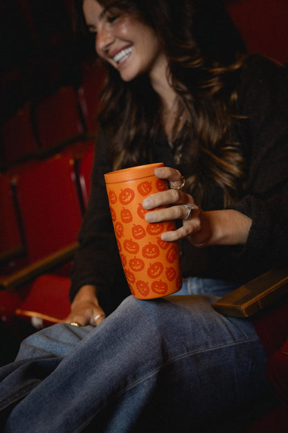 Tasse de voyage Halloween Simple Modern avec couvercle à 360° | 475 ml | Blanc