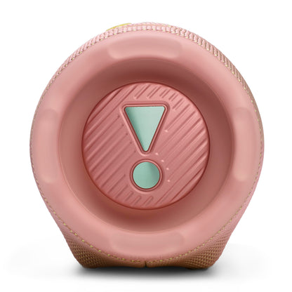 JBL Charge 6 - Portable Waterproof & Drop-Proof Bluetooth Speaker, Bold Pro Sound with AI Sound Boost, 28Hrs of Playtime, Built-in powerbank & Comes with a Sturdy/Removable Carrying Strap (Pink)
