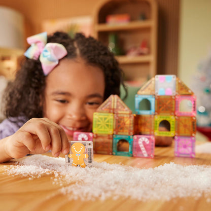 Magna-Tiles microMAGS 24-Piece Gingerbread House Travel Set, The Original Magnetic Building Brand 🍁 All In One Marketplace Canada