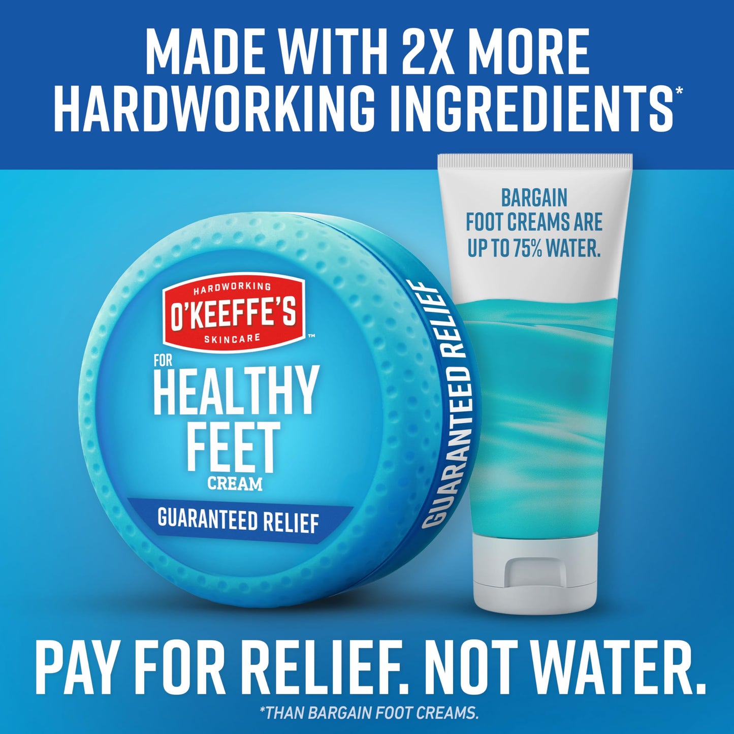 O'Keeffe's Healthy Feet Foot Cream for Dry Cracked Feet 90g Jar (2pk) 🍁 All In One Marketplace Canada