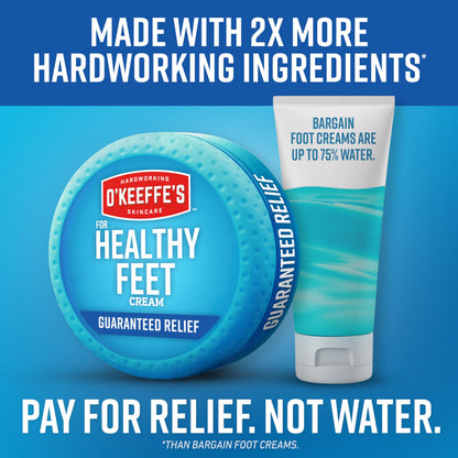 O'Keeffe's Healthy Feet Foot Cream for Dry Cracked Feet 90g Jar (2pk) 🍁 All In One Marketplace Canada