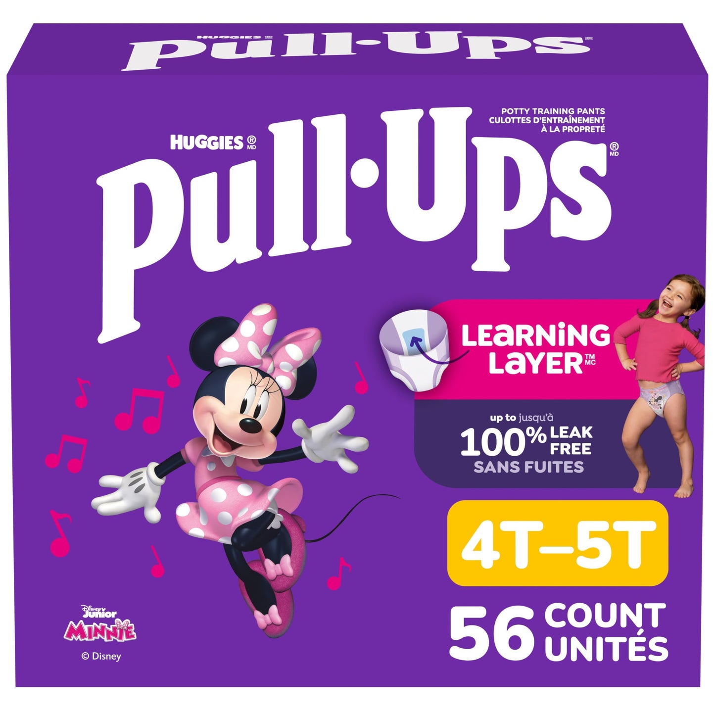 Pull-Ups Girls' Potty Training Pants, Easy Open, 4T-5T, 56ct, Giga Pack 🍁 All In One Marketplace Canada