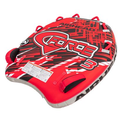 AirHead G-Force 3 Towable 1-3 Rider Tube for Boating and Water Sports, Heavy Duty Full Nylon Cover with Zipper, EVA Foam Pads, and Patented Speed Safety Valve for Easy Inflating & Deflating 🍁 All In One Marketplace Canada