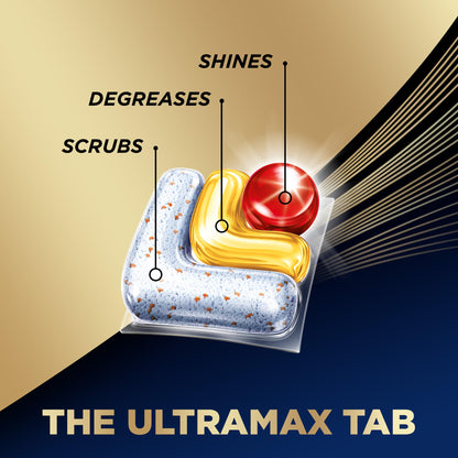 Finish Quantum UltraMax Dishwasher Detergent Pods, Lemon, 60 Tabs Finish
