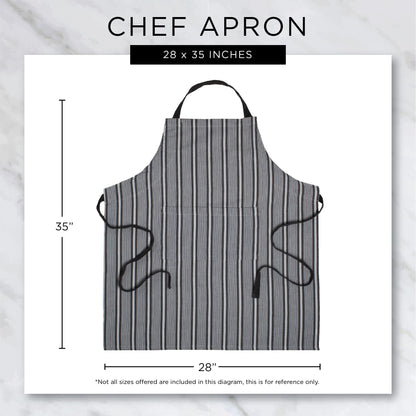 DII Happy Halloween Collection Goth Style Spooky Kitchen Apron, One Size, Basic Witch
