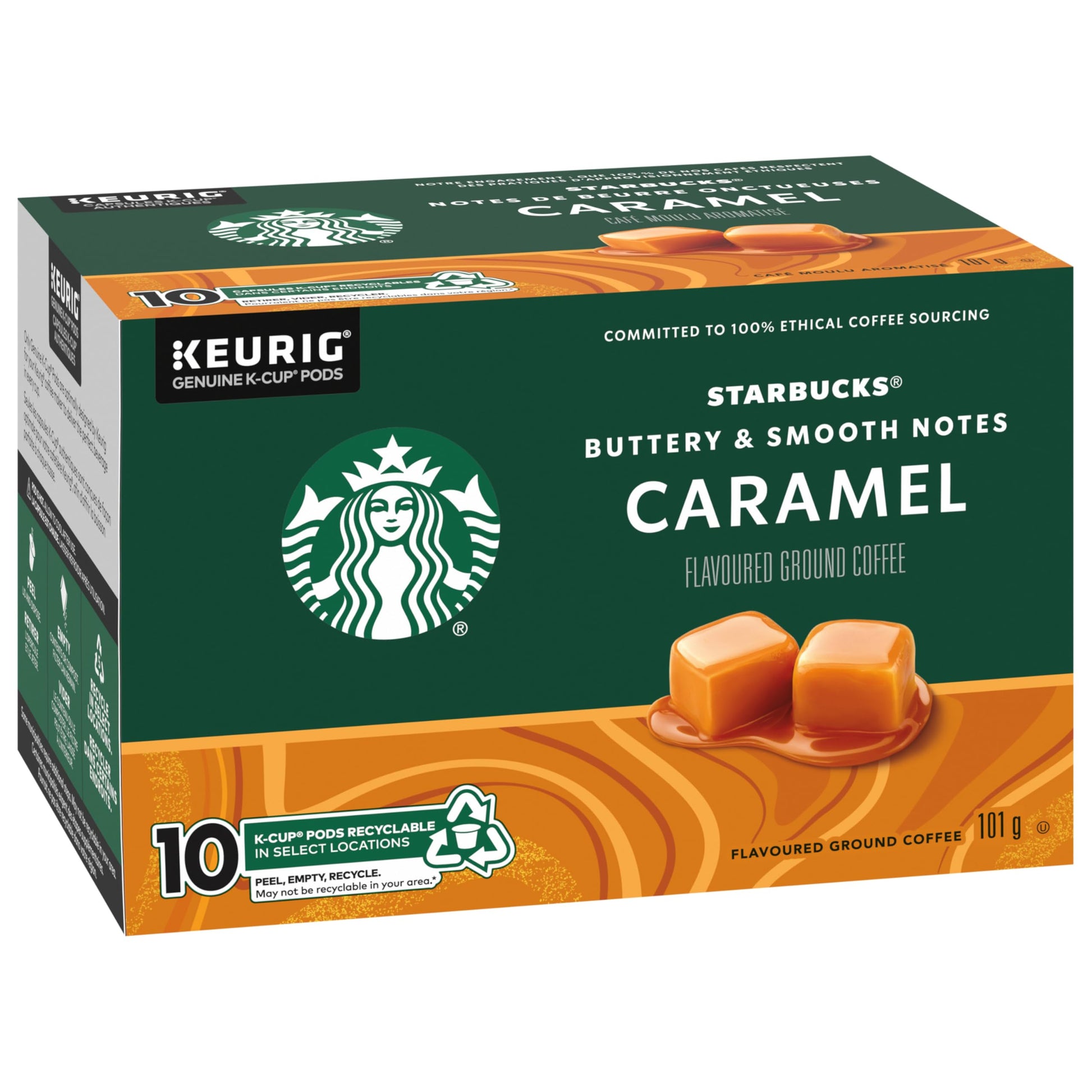 Starbucks Caramel K-Cups Single Serve Coffee Pods - 60 Count for Keurig Brewers