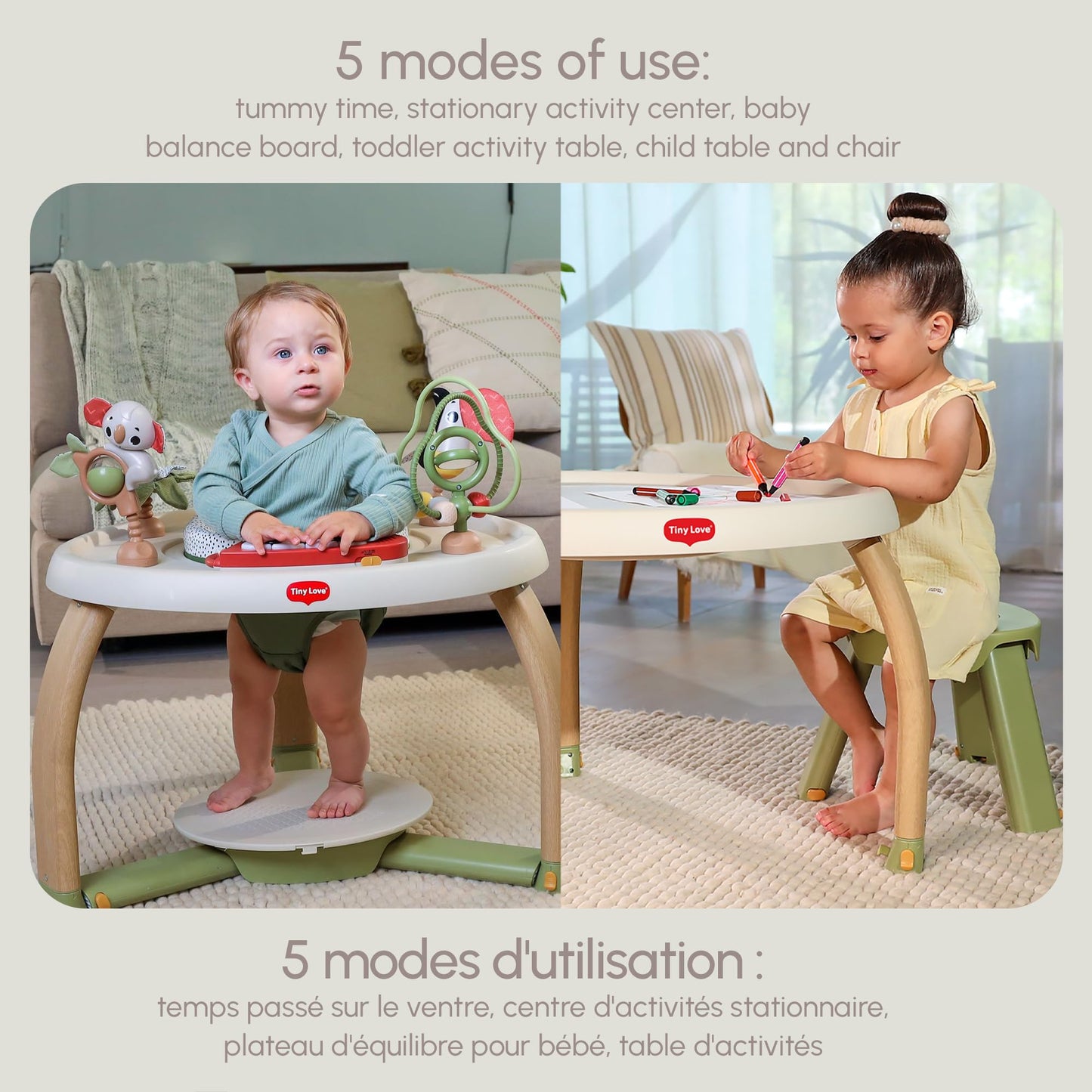 Tiny Love 5-in-1 Here I Grow Stationary Activity Center - Boho Chic Tiny Love