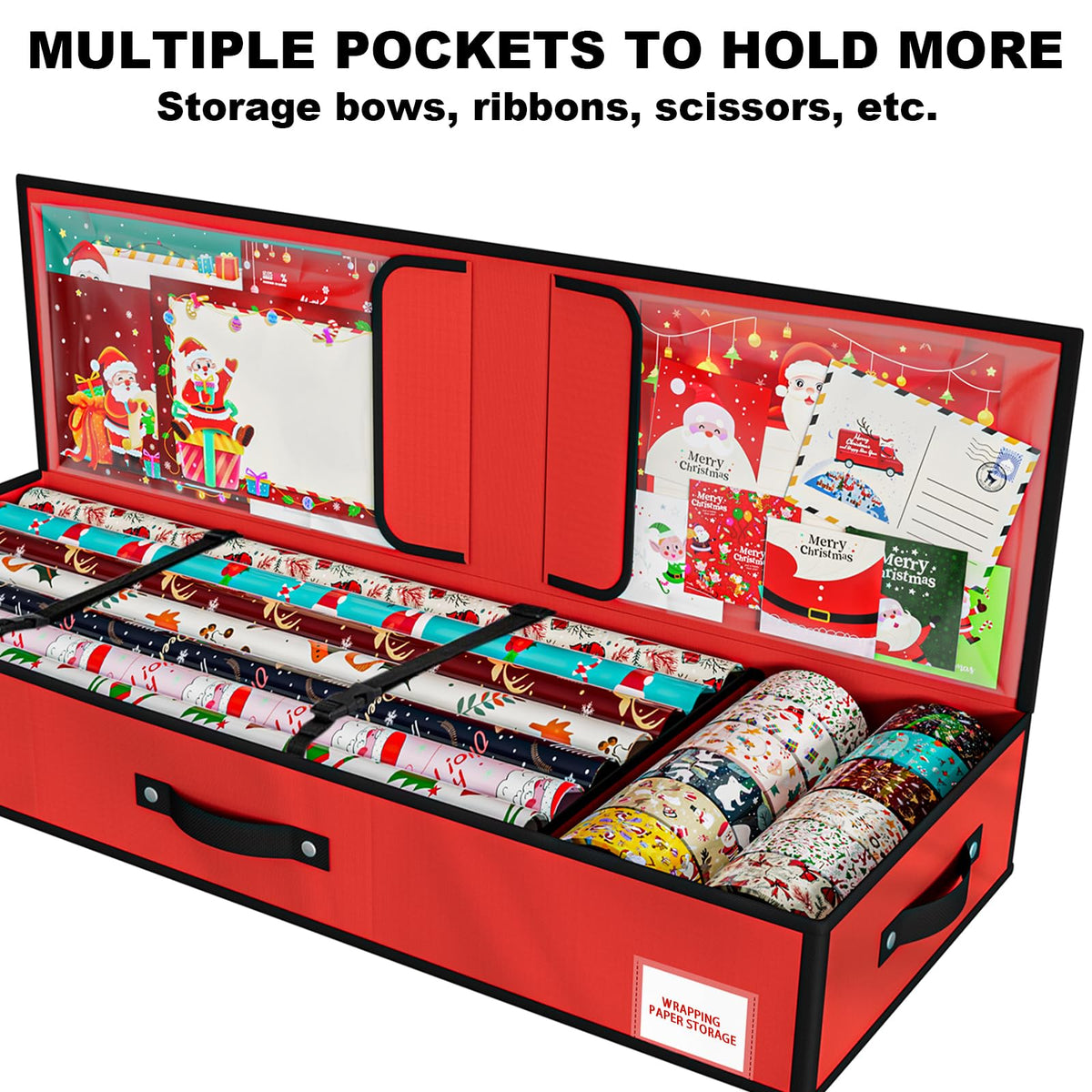 KYEVIS Wrapping Paper Storage Container, Under Bed Gift Wrap Organizer 🍁 All In One Marketplace Canada