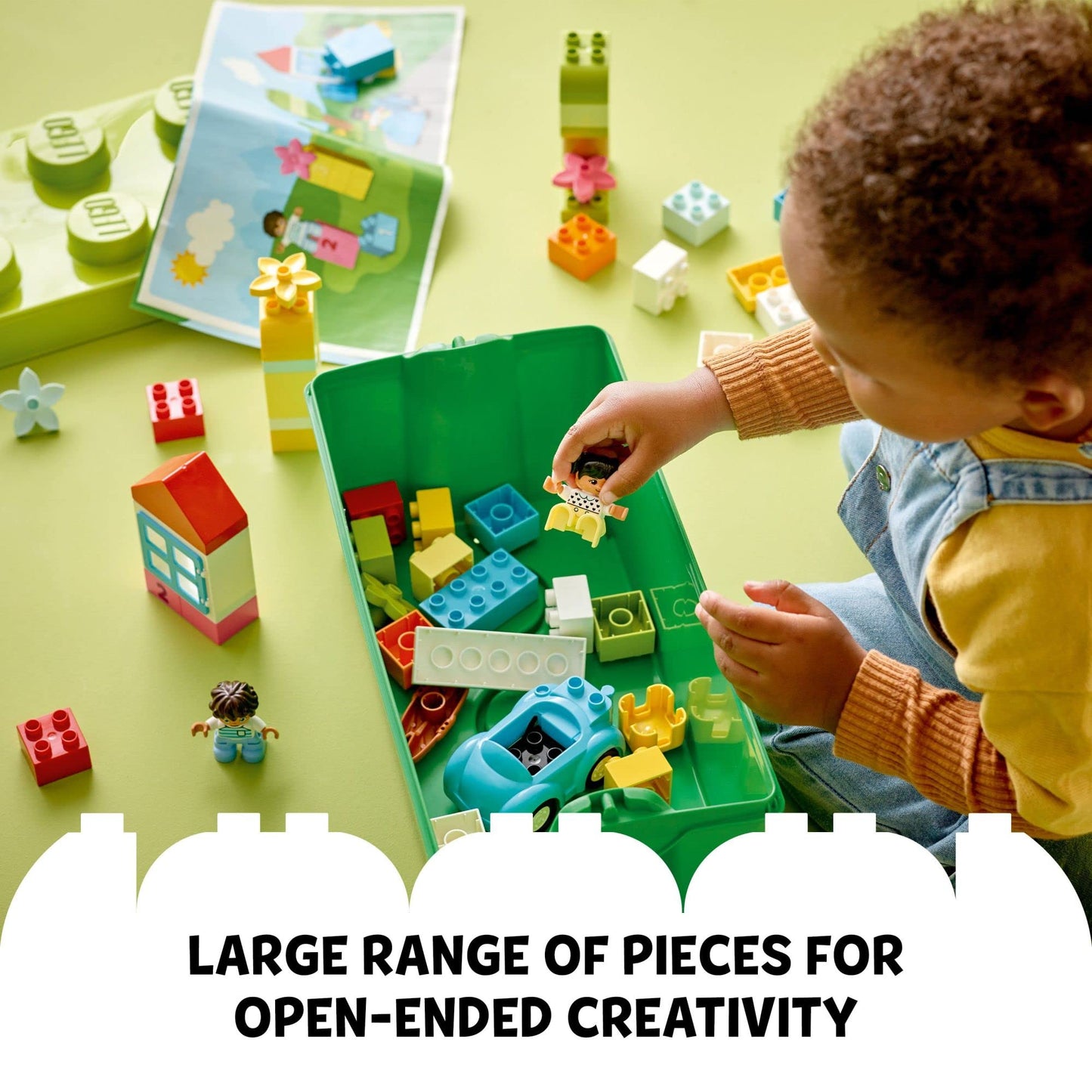 LEGO DUPLO Classic Brick Box Building Blocks - Stacking Toys for Toddlers, Ages 1.5+ Years - Learning & Educational Toys for Preschool - Develop Fine Motor Skills - Gift for Birthdays - 10913