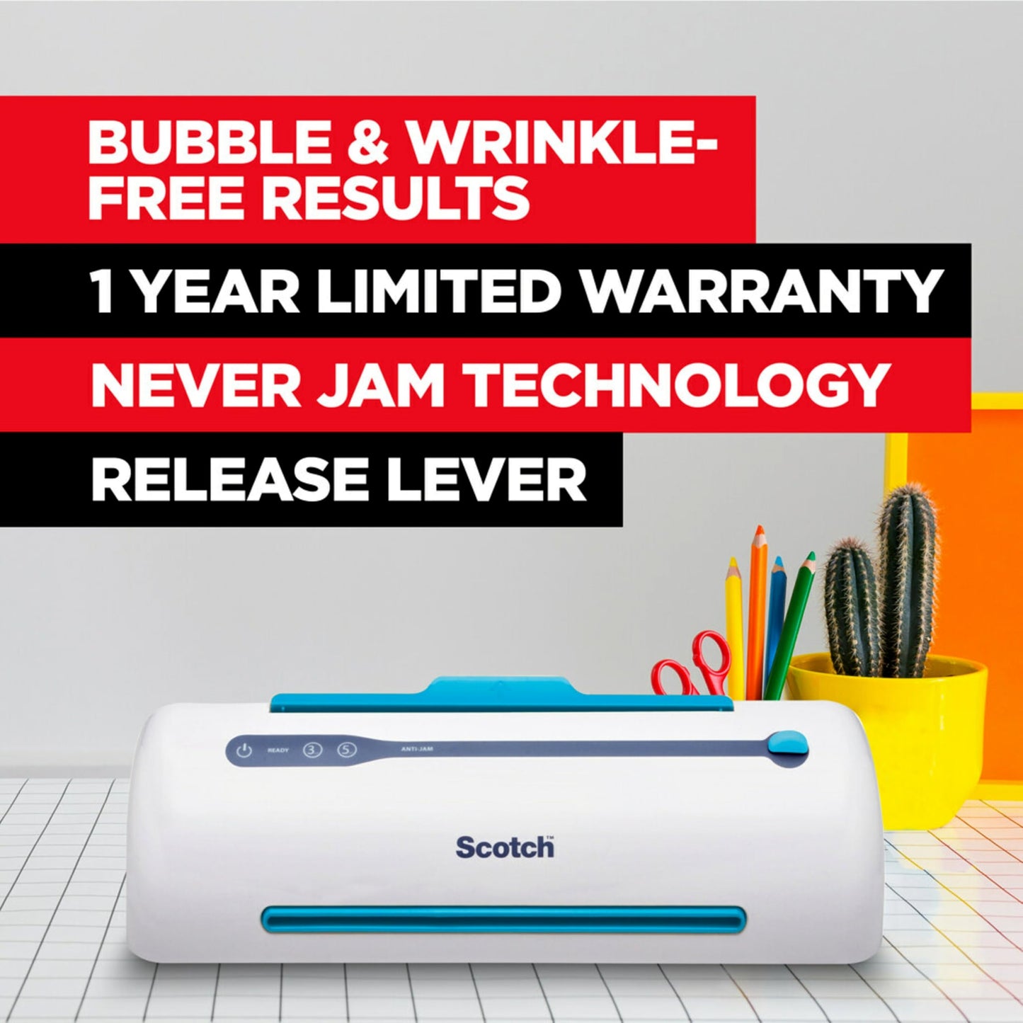 Scotch PRO Thermal Laminator, 2 Roller System, 9 inch(TL906) Scotch