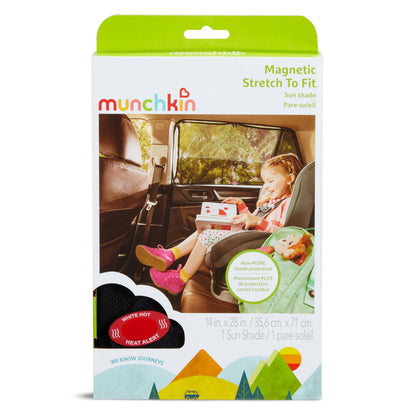 Munchkin Brica Magnetic Stretch to Fit Sun Shade, Black, 1 Pack
