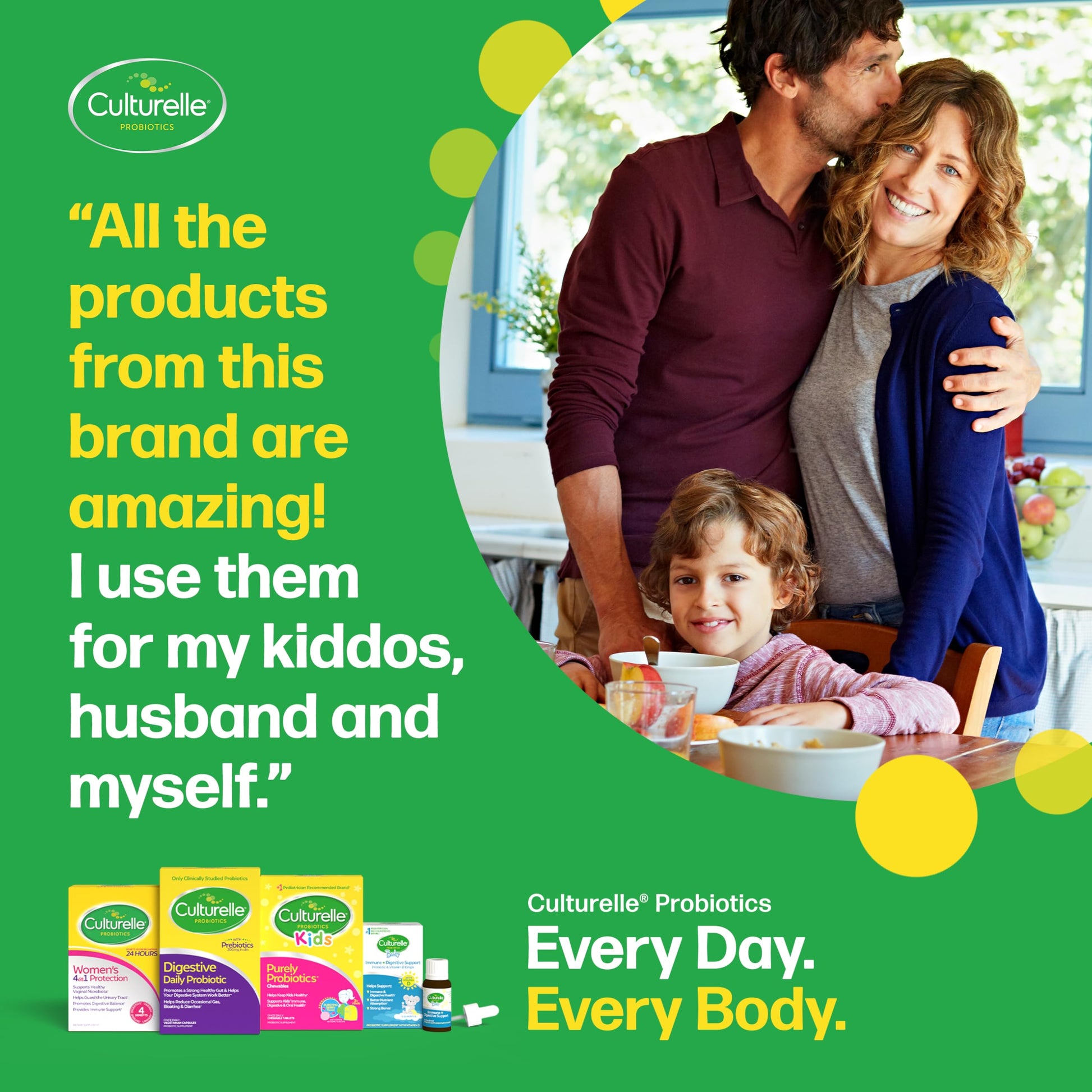 Culturelle Daily Digestive Health Daily Probiotic for Men and Women | With 100% Naturally Sourced Lactobacillus GG Strain †††††† | Pharmacist Recommended ††††† | Gluten Free and Vegan | 30 Count Capsules Culturelle