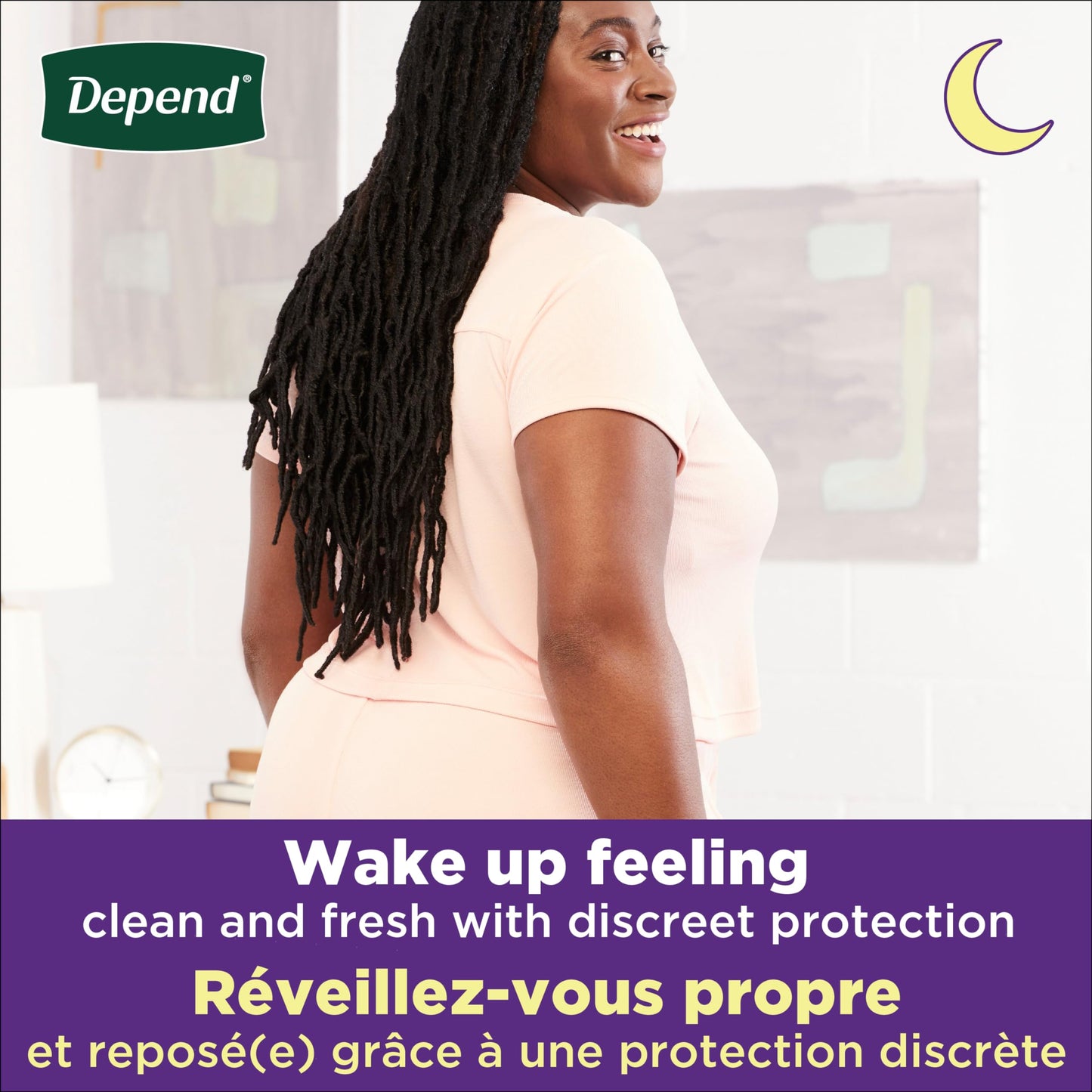 Depend Night Defense Incontinence Underwear for Women, XL, Blush, 20 Count 🍁 All In One Marketplace Canada