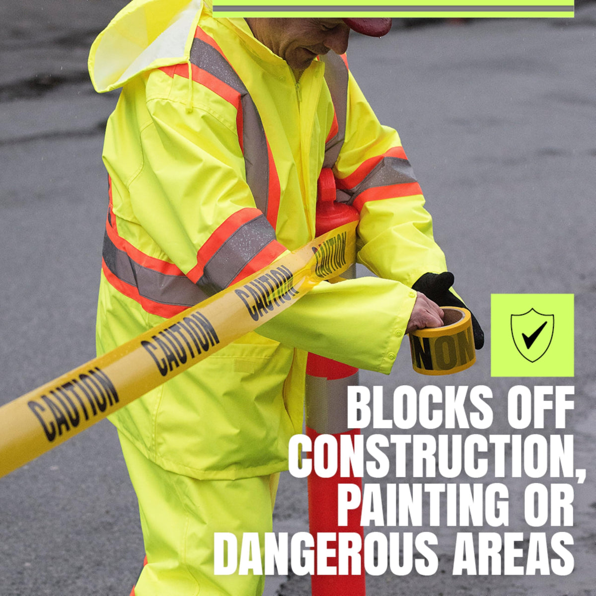 Pioneer Caution Tape - Yellow
