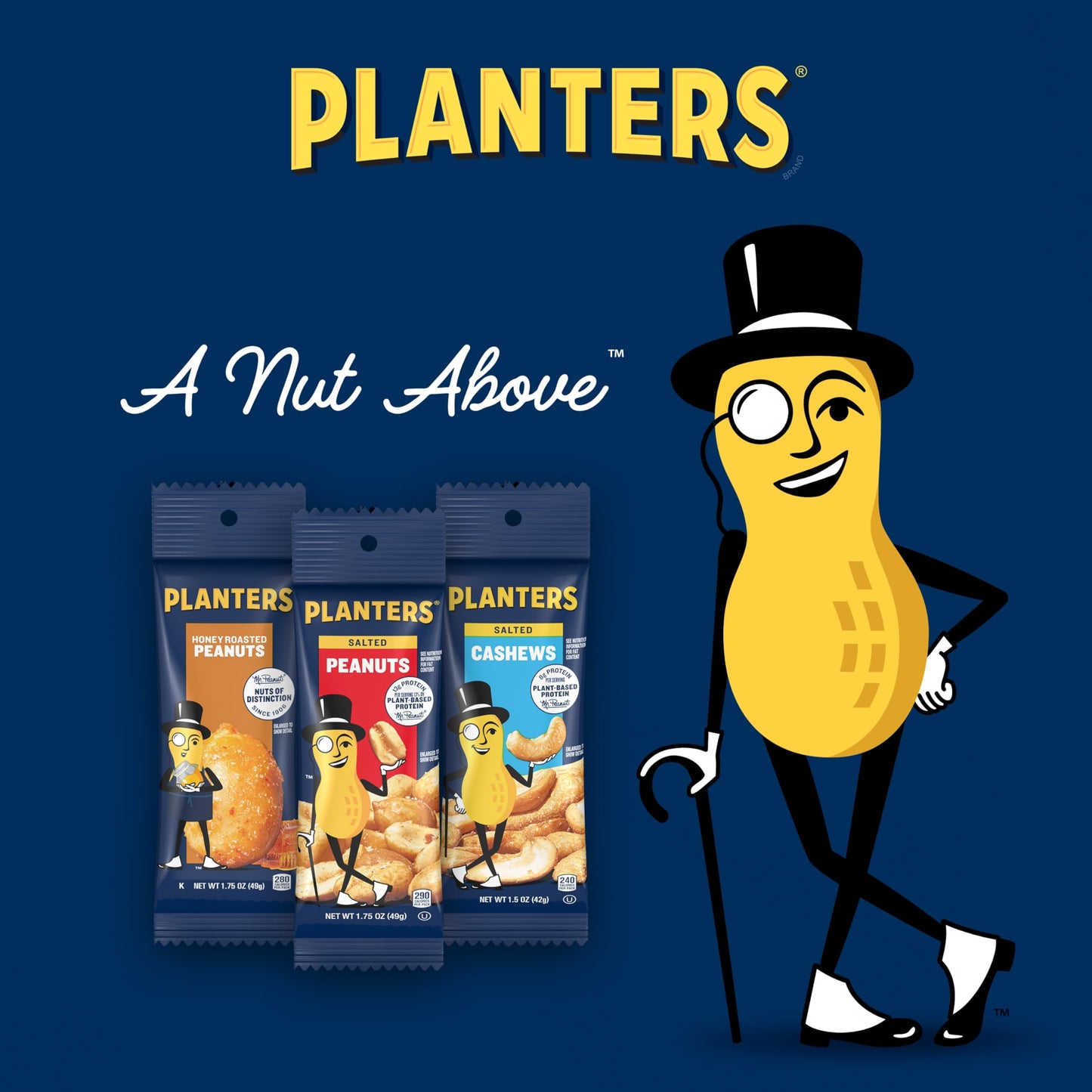 Planters Nut Variety Pack - 24 Individual Snack Bags (2 Lb 8.5 Oz)