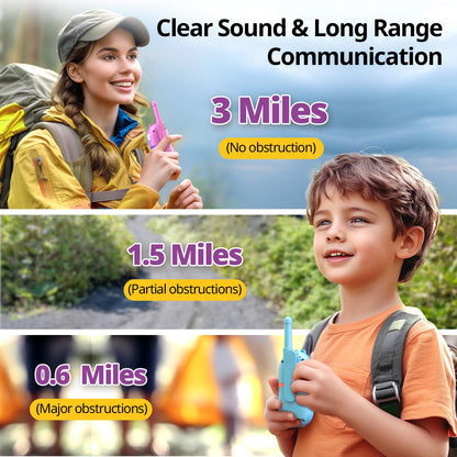 Inspireyes Kids Walkie Talkies, Rechargeable Sky Duo 🍁 All In One Marketplace Canada