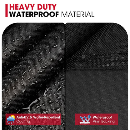 UNICOOK BBQ Cover 60 Inch, Heavy Duty Waterproof Housse BBQ, Special Fade and UV Resistant Outdoor Barbecue Grill Cover, Barbecue Accessories Compatible for Weber Char-Broil Nexgrill and More